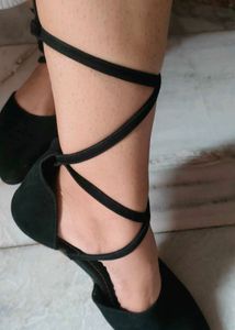 Black Long Dori Flats