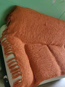 Cozy Orange Throw Blanket
