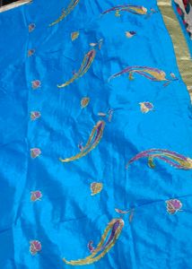 Sky Blue 💙 Saree