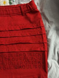 Red Mini Skirt