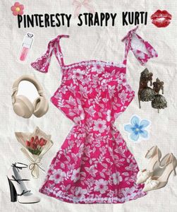 Floral Strappy Kurti🌸