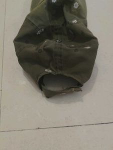 Nike Hat - Olive Green with Flower Details