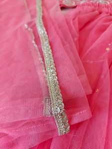 Pink Ethnic Lehenga Choli Set