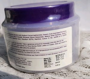 Sealed Sanfe Bumps Erasing Body scrub