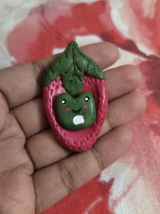 Strawberry Stone & Frog Pebble 🍓 🐸