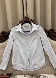Striped Button-Down Shirt