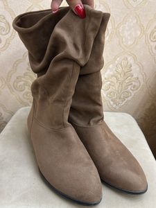 Brown Slouch Boots