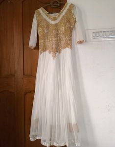 Women Net Anarkali Gown