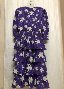 Yessica Blue Printed Dress
