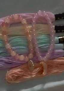 Pink Moon Beaded Bracelet