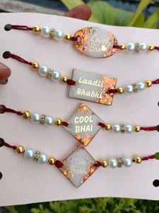 Rakhi Set for Brother| Handmade Personalized Name