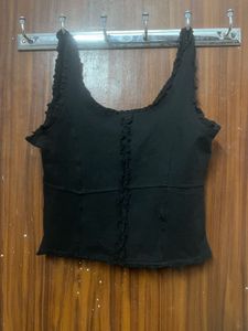 Black Crop Top