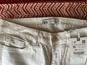 ZARA white Jeans