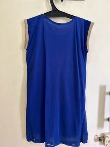 Blue Sleeveless Dress