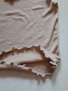 Ribbed Ruffle Tank Top