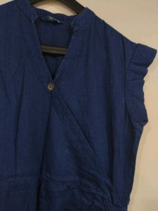 Blue Casual Dress