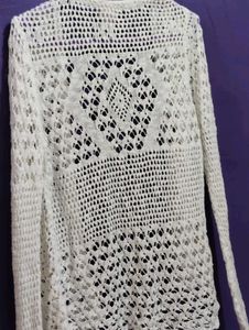 Crochet Knit Cardigan