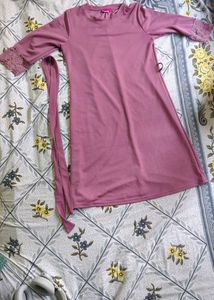 Purple Midi Dress - Casual Style