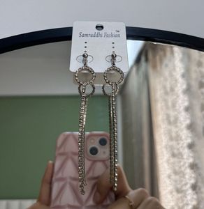 Rhinestone Drop Earrings