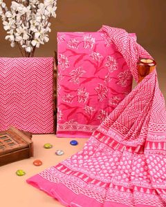 Floral Print Dress Material