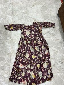 Floral Print Dress Combo Of 2
