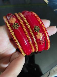 Beautiful Red Bangles