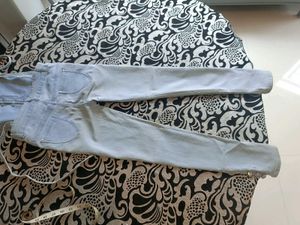 Light Blue Dungaree Jeans