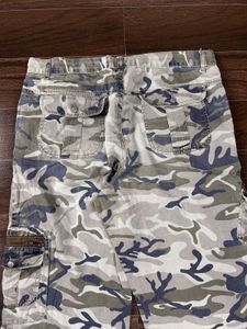 Camo Cargo Wide Leg Pants