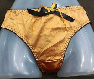 Gold Satin Panties 🔥