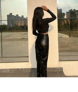 Bronx PU Pants Black
