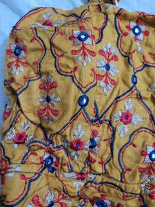 Embroidered Crop Top