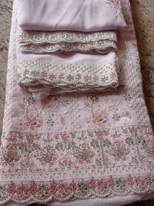 Embroidered Salwar Kameez Fabric