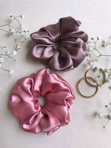 Silk Scrunchie Set