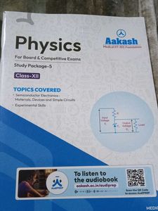Aakash Study Pakage Physics  Class XII