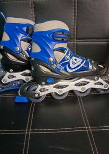 Blue Inline Skates