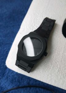 Sleek Black Wrist Watch