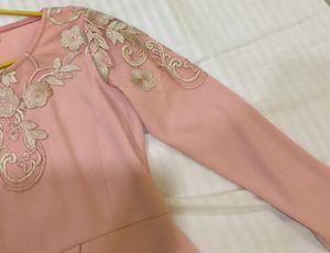Pink Lace Top Bust 34 and half n 36stretch