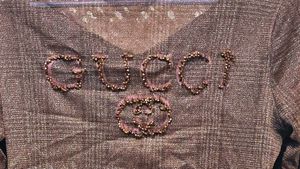 Luxe Brown Shimmer Knit Top D