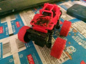 Red &amp; Black Monster Truck Toy