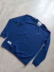 Men Calvin Klein Blue Sweater