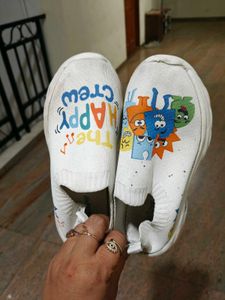 Kids "The Happy Crew" Slip-On Sneakers