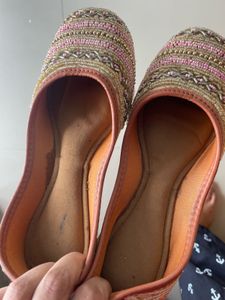 Beaded Jutti Flats