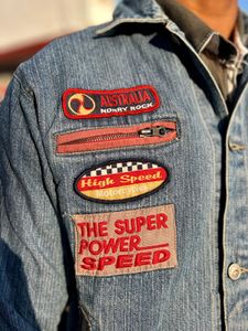 Vintage Denim Jacket - Patches!