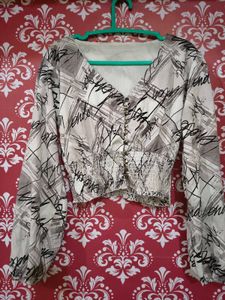 Stylish Printed Crop Top