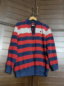 Monte Carlo Men Striped Pullover Sweater