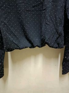 Stylish Black Patterned Jacket 10/10