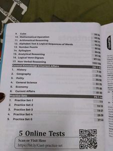 CUET General Test Practice Book
