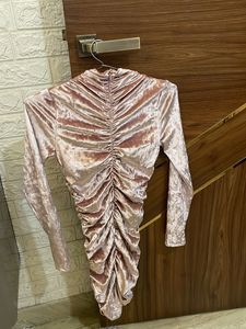 Rose Velvet Dress