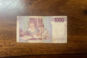 USED ITALY - 1000 LIRE- BANKNOTE