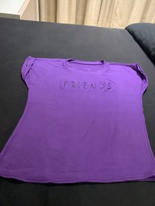 Purple "FRIENDS" Graphic Tee